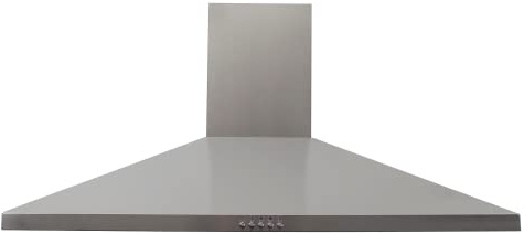 electriQ 90cm Traditional Chimney Cooker Hood - Stainless Steel