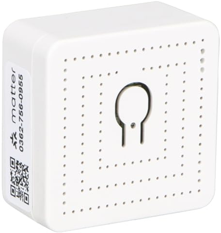 Wengart Matter Smart Relay WiFi Schalter 16A – Unterputz-Modul für Apple Home, Alexa & Google Home – eWelink App 2,4 GHz – Kompaktes Schaltmodul für Steckdosen & Lichtschalter – Neutralleiter benötigt