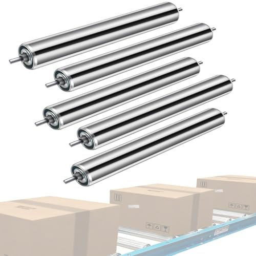 förderband tragrollen Förderband-Ersatzrollen, Ideale Rolle für Schwerkraftförderer 1 Packung mit 5, Rollenständer für die Holzbearbeitung, Bequeme Entfernbarkeit(3.8x15cm/1.5x5.9in)