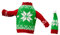 HOLIDYOYO 1 Satz Weinflaschenhülle Mit Weihnachtspullover Christbaumschmuck Weihnachtsweinflaschenhut Feiertags-weinflaschenabdeckung Weinflaschenhalter Für Partys Polyester Green