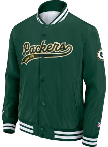 Fanatics Green Bay Packers NFL Sateen College Jacke