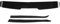 auto seite spoiler Für VW T5 T5.1 T6 T6.1 Doppeltür Scheune für Twin Car Heckspoilerflügel Heckspoiler Kofferraumlippe Flügel(Schwarz)