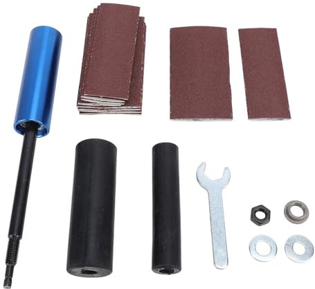 Juego de mangas de tambor lijado Papel de lija Herramientas de lijado Herramientas de lijado Taladro Madera Metal Plástico Alisado para carpinteros Hecho de aleación de aluminio