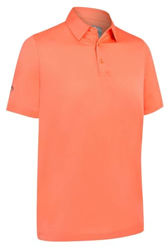 Callaway Golf Mens Swingtech Polo Shirt - Coral Chic - XL