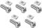 Battery Screws and Nuts 5 Sets Motorcycle Battery Terminal Bolts and Nut Kit Stainless Steel M6 x 16mm Cross Pan Head with Nuts Assortment Set