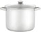 Judge Essentials Polished Stainless Steel Stock Pot with Lid, 8.5L, 24cm Large Induction Pot, Suitable for All Hob Types, Oven and Dishwasher Safe