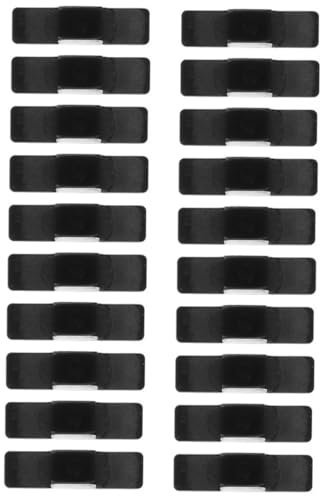 UKCOCO 20Stücke Selbstklebende Stiftehalter Clips für Whiteboard U-förmiger Pen Clip in Praktische Stifthalter für Wand Büro Schule und Zuhause