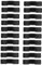 UKCOCO 20Stücke Selbstklebende Stiftehalter Clips für Whiteboard U-förmiger Pen Clip in Praktische Stifthalter für Wand Büro Schule und Zuhause