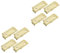 OSALADI 2 Sätze Metallclip -ordner Clips Clips Clipboard-clips Für Unternehmen Dokumentenordner Heftklammern Für Klemmbrett Klemmbrettklemmen Binderclip Golden 4 Stücke * 2