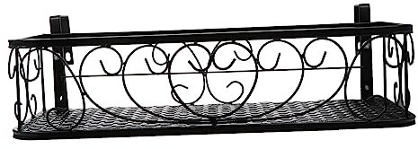 TOYANDONA 1 Pezzo Vasi da Balcone Regolabile con Gancio Fioriera da Esterno per Decorazioni Resistente Facile da Installare