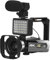 BGAZA Videocamere 4K Streaming Messa a Fuoco Automatica Videocamera Digitale 4KMP Microfono al rallentatore Registrazione Vlog Videocamera Webcam(No SD Card,Kit)
