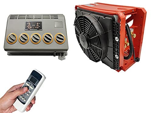 WDSOPK Wohnmobil-Klimaanlage, 24 V, Elektrische Klimaanlage, Kühle Split-Klimaanlage Für Auto, Automobil, Bagger, Traktor, Anhänger, LKW, Industrie, Universal