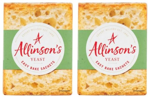 Easy Bake Instant Yeast Sachets - 12 x 7g Packs (84g Total) | Fast Action | Pre-measured, quick-rising dry yeast sachets for baking bread, pizza dough, rolls & pastries. Fresh & mess-free portioning.