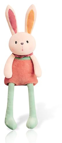 XIMEY Osterhasen, Kuscheltier Hase, Einziehbar, Hasen Kuscheltier Große, Stofftier Hase, Plüschtier Bunny, für Geburtstags Geschenk, Ostergeschenk, Osterdeko (L)