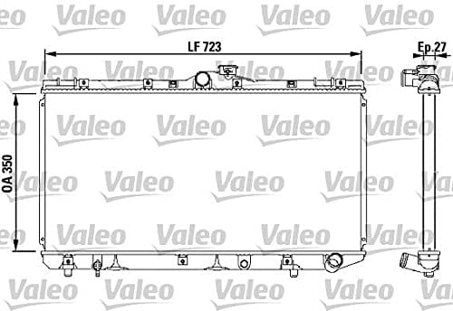 Valeo Kühler, Motorkühlung 731568 | Kompatibel mit: TOYOTA COROLLA, COROLLA, COROLLA Compact, COROLLA Compact, COROLLA Kombi, COROLLA Kombi, COROLLA Liftback