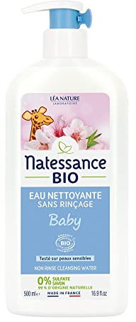 Natessance Bébé eau nettoyante sans rinçage 500ml