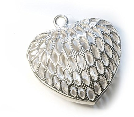 Spirit of Avalon 925er Anhänger Herz Sterling Silber mit Kette - Geschenk Liebe Silber Schmuck Schmuckdesign
