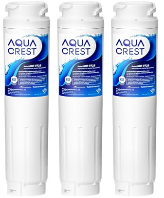 AQUA CREST AQF-FF25 AQF-644845 Wasserfilter, bleifrei, lebensmittelechtes Material, fortschrittlicher Aktivkohleblock, Weiß