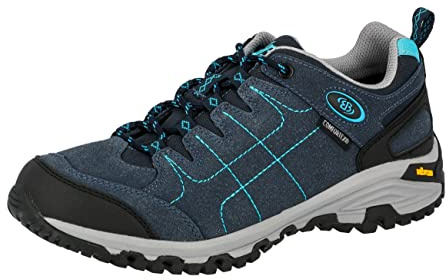 Brütting Mount Shasta Low Damen Trekking- & Wanderhalbschuhe, Marine/Türkis, 42 EU