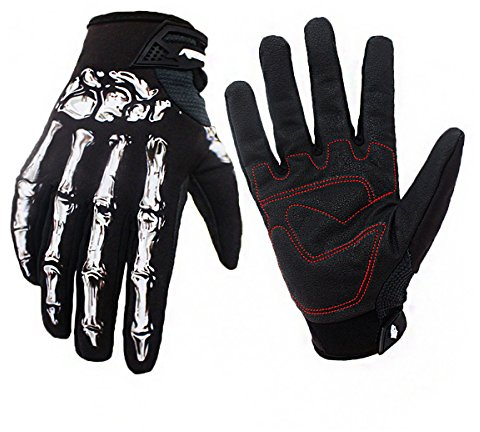 Yodensity Fahrrad Motorrad Warm Handschuhe Skelett Hände Style für Winter Radfahren in Größe M/L/XL