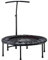 HOMCOM 40 Fitness Trampoline with Adjustable Handle, Rebounder Trampoline, Mini Jumper for Indoor Exercise Workout, Black