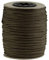 100m Schmuckschnur 1,4x1 mm Jalousieschnur Zugschnur Schmuckkordel Polyester, Farbe:khaki