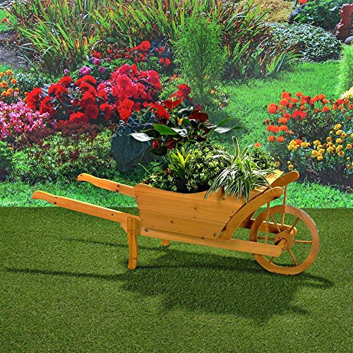 Directachat56 BROUETTE décorative de Jardin,130 cm
