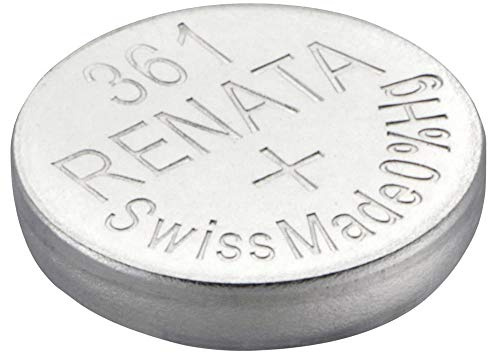 1 x Renata 361 Watch Battery 1.55v SR721W - Official Renata Watch Batteries