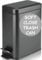 Homie Soft Close, Slim Bin 6L with Anti - Bag Slip Liner and Lid, Use as Mini Garbage Basket, Slim Trash Can, or Decor in Bathroom (Matte Black)