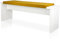 Lycce Bankauflage L Klemmkissen Fresh 1 Leiste, 2-Sitzer Sitzkissen Samtstoff senf, Banktiefe ab 35 cm, 2-Sitzer