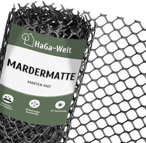 HaGa Mardermatte 2m x 10m – Umweltfreundlicher Marderschreck Auto – Robuster Marderschutz für Auto – Marderabwehr befahrbar