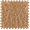 16Pcs Interlocking Foam Carpet,Shaggy Soft Foam Play Mat,Fluffy Area Rugs,Square Plush Puzzle Floor Tiles,Crawling Mats for Living Room Bedroom,12X12inch,Light Coffee