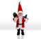 wopin Rote Weihnachtsmann Figur, Realistischer Nikolaus Puppe,Stehende Santa,Traditionell Weihnachtsmann Figur Ca. 24cm groß, Weihnachtsdeko, Geschenk zu Weihnachten