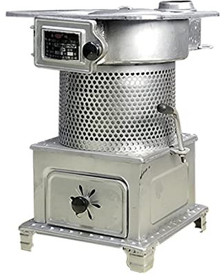 YYUINU Brennholzofen, Gusseisen-Vergasungs-Kohle- / Holzofen, Indoor-Outdoor-Kochen, Holzofen, Heizofen,55×37CM