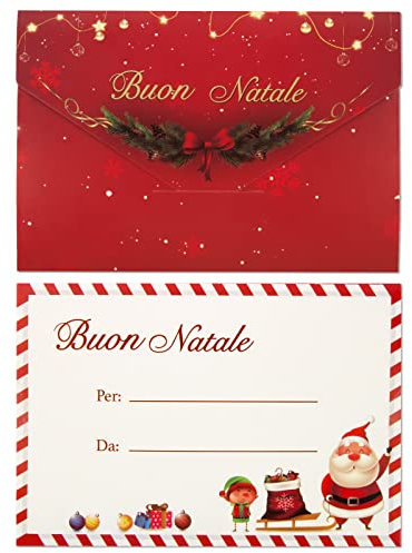 GEBETTER 2pz Biglietti Auguri Natale Portasoldi Buste Porta Soldi Natalizie Rosse 11cm*16cm Biglietti Natalizi