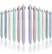 CIOUYAOS 12er Pack Mehrfarbiger Kugelschreiber, 4-in-1 Einziehbarer Mehrfarbiger Stift, Glatter 0,5-mm-Stift Multipack für Büro, Schulbedarf, Studenten, Kinder, Geschenk