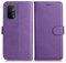 DENDICO Coque pour Oppo A74 5G / Oppo A93 5G / Oppo A54 5G, PU en Cuir Coque Portefeuille Étui Housse, Design Classique TPU Coque pour Oppo A74 5G / Oppo A93 5G / Oppo A54 5G, Violet