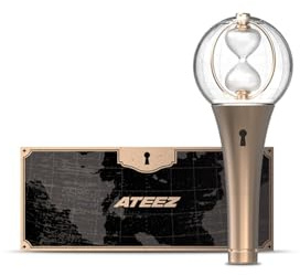 ATEEZ Unisex-Erwachsene Light Stick Schlüsselanhänger, Schwarz, EinheitsgröÃŸe
