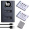 Batmax 2PCS 1250mah NB-13L Battery with USB Charger for Canon PowerShot G5X, G5X Mark II, G7X, G7X Mark II, G7 X Mark III, SX720 HS, SX730 HS, SX740 HS, SX620 HS, G1X Mark III, G9X, G9X Mark II