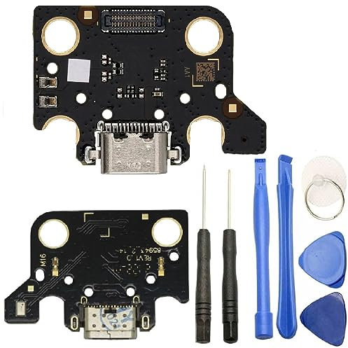 iReplaceParts Charging Port For Samsung Galaxy Tab A7 (10.4) 2020 T500 T505 Dock Connector Replacement With Lower Microphone and Tool Kit