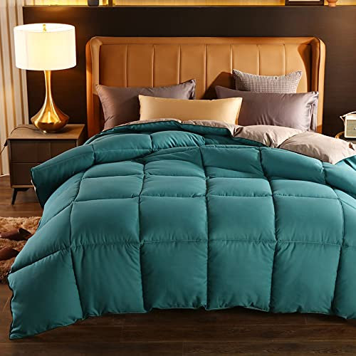 BOTIZR Duvet Double-Summer Duvet Single-Double Size 10.5 Tog-Summer Winter Goose Down Autumn Quilt Cotton Hotel Gentle Duck Down Suitable for Large Bedding Luxury Blanket