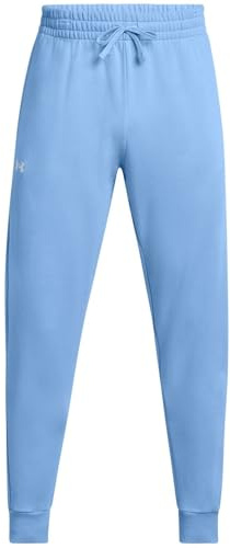 Under Armour Herren Rival Fleece Joggers Hose, (465) Horizon Blue/White, 3XL