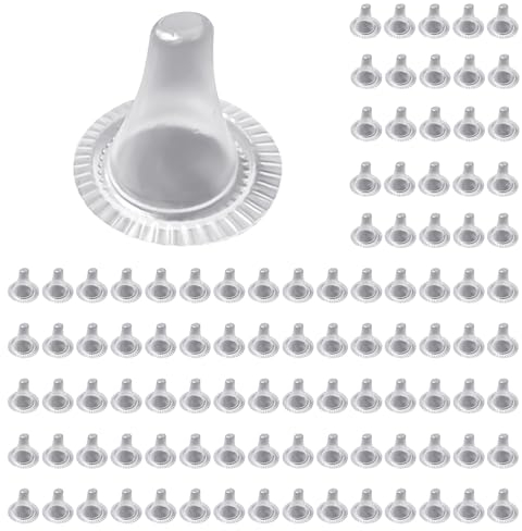 YSDYY 100 Stück Ohrthermometer Schutzkappen, Ohrfieberthermometer Ersatzkappen, Digital Ohrthermometer Schutzkappen, Braun Ohrthermometer Universal Schutzkappen