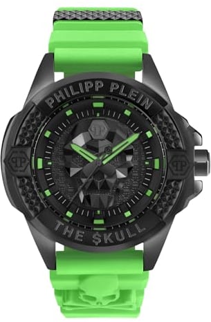 Philipp Plein Unisex Uhr Analog Quarz The $Kull PWAAA2524 Silikon