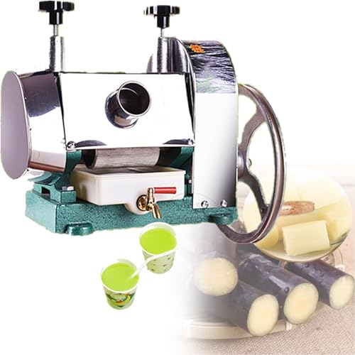 COYEUX Kommerzieller manueller Zuckerrohr-Entsafter, 50 kg/h Zuckerrohr-Entsafter-Maschine, mit 2,48-Zoll-Einfüllöffnung, für den Restaurant- oder Heimgebrauch