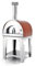 Forno a Legna da Esterno MARGHERITA 85,5x78x196h (Rosso)
