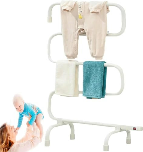 Radiator Wipe In Shaped, Shaded Bathroom Electric Heating Floor, Electric Heated Radiator 4 Bars, Intelligent Constant Temperature 55 °, For Tablecloth Towels For Sheets