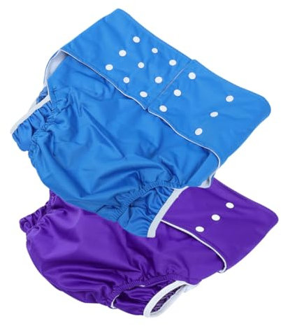 WATIIFUFU 2 Pièces Couches Lavables Pour Adultes Culottes Menstruelles Étanches Culottes Hygiéniques Réutilisables