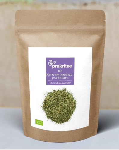 BIO Katzenminzekraut Tee 500g Katzenminze geschnitten ORGANIC Catnip herb cutted Nepeta cataria Nachhaltig und biologisch angebaut DE-ÖKO-044