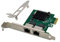 Kayfg Tarjeta de Red de Servidor Gigabit BCM5718 PCI Express X1 Tarjeta Adaptadora de Red de Doble Puerto Compatible con PXE VLAN